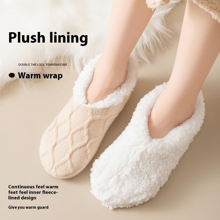 a pair of feet wearing slippers