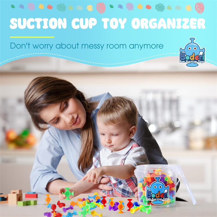 a woman and a child playing with toys