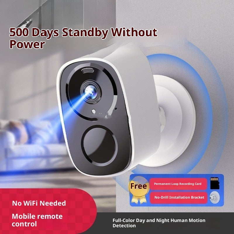 Wireless Camera 4G Plug-in-free Home Doorway
