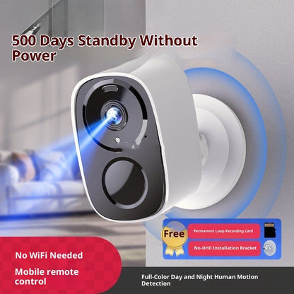 Wireless Camera 4G Plug-in-free Home Doorway
