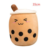 Strawberry Milk Tea Plush Toy Pillow