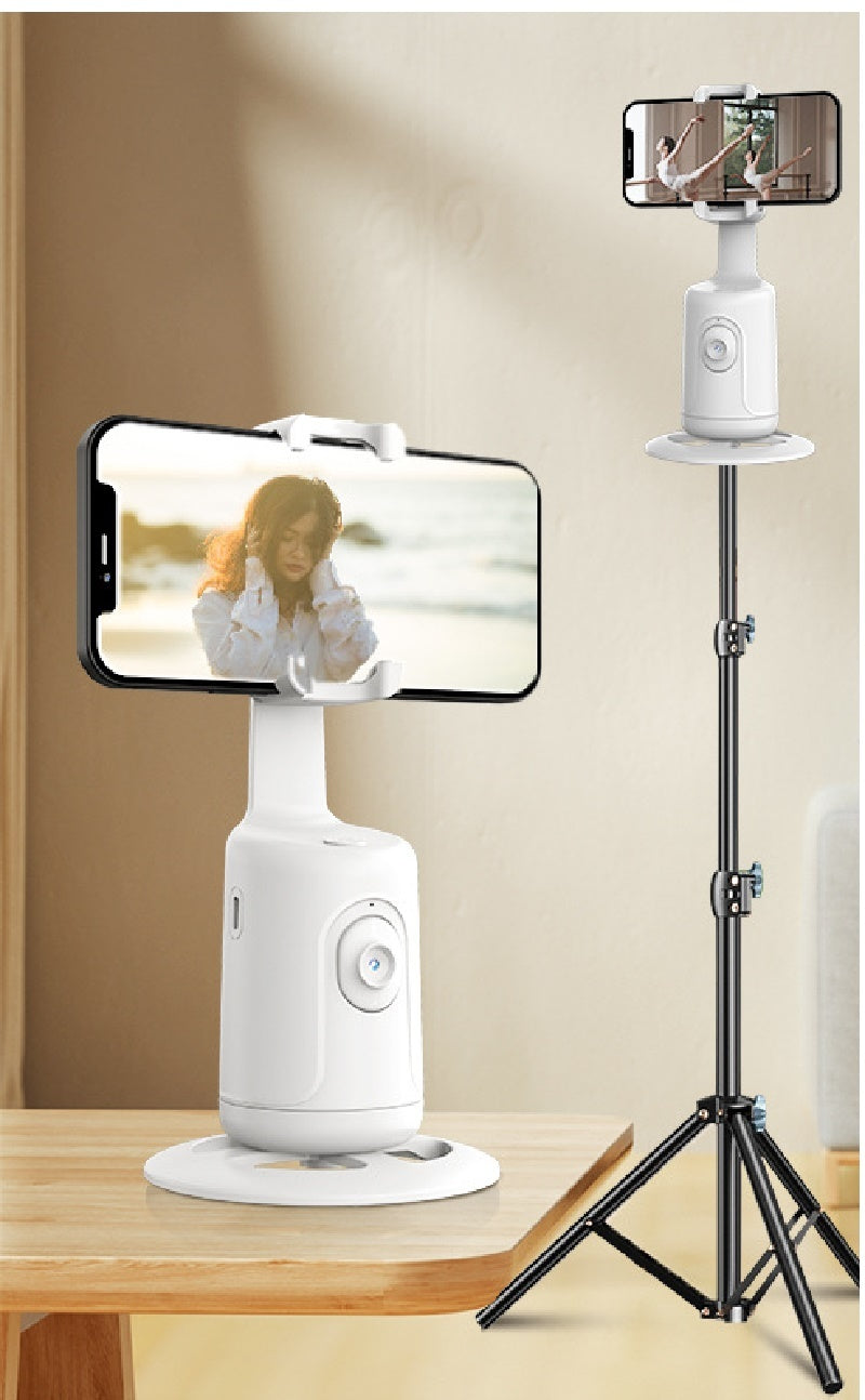 a white device with a phone on it