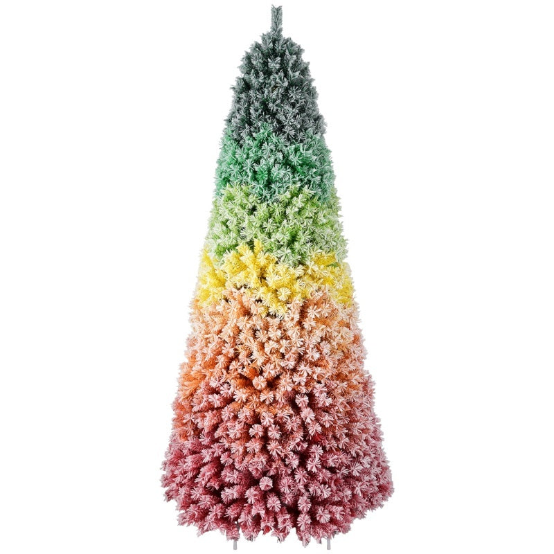 a colorful tree with white background