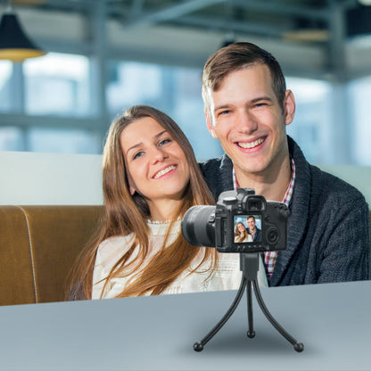 Tripod Stand For Camera Mini Projector Flexible Tripod Holder Heavy Duty Camera Tabletop Mount With Anti-slip Feet For Photograph Recording