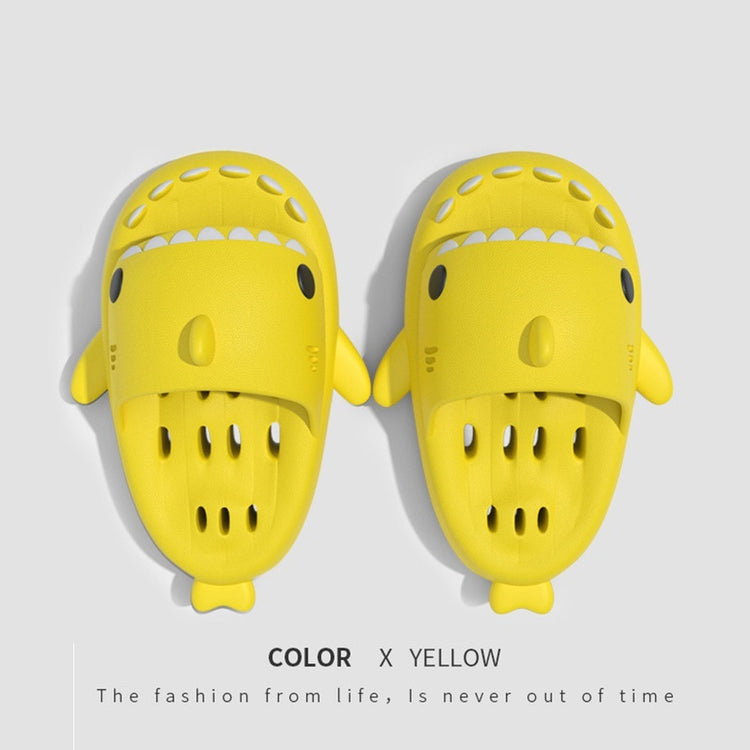 a pair of yellow slippers