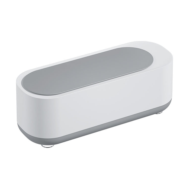 a white rectangular object with a grey lid
