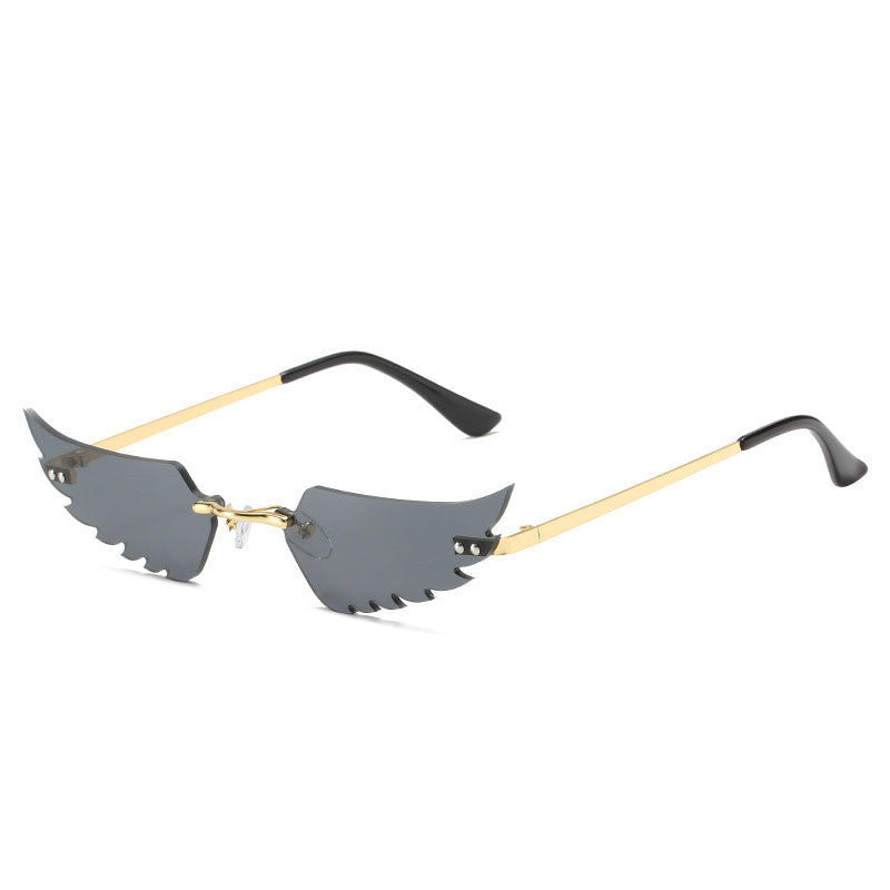 a pair of sunglasses with wings