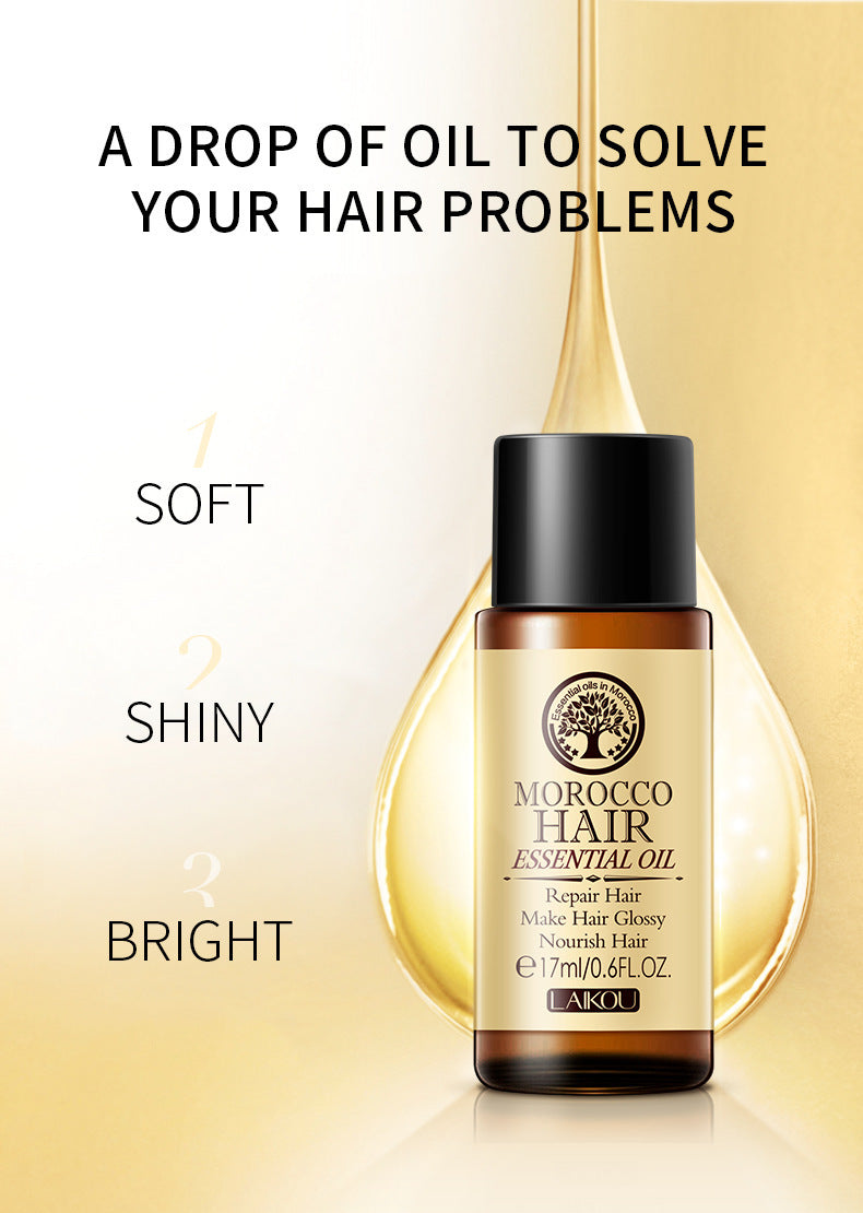 a bottle of hair oil