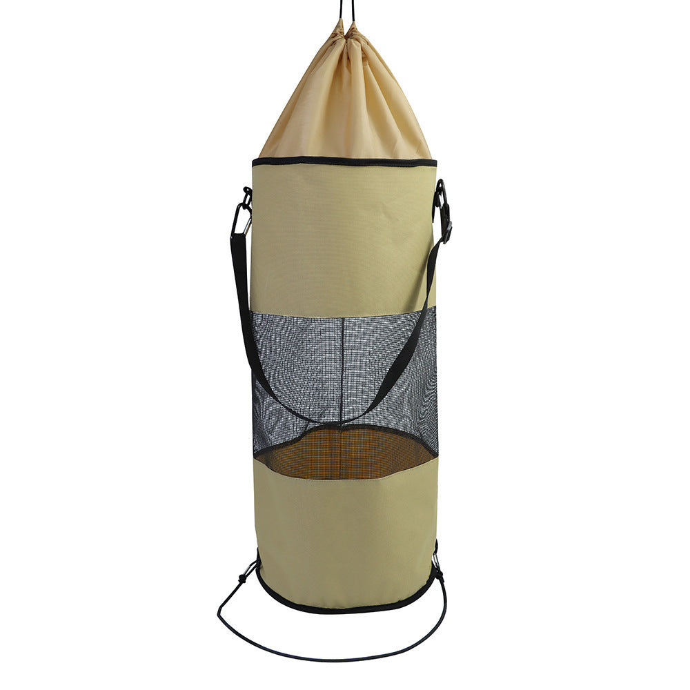 a bag with a mesh bag attached to it