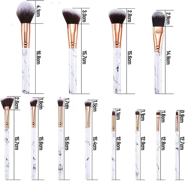 a different types of makeup brushes