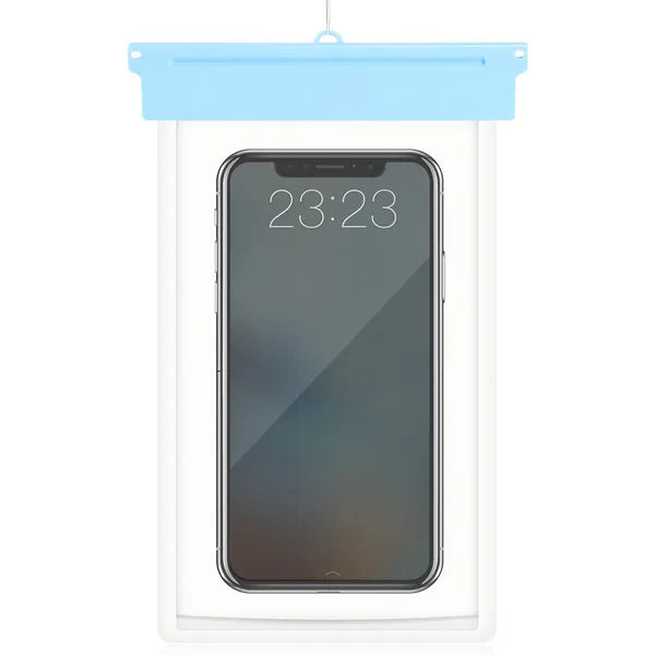 a cell phone in a plastic case