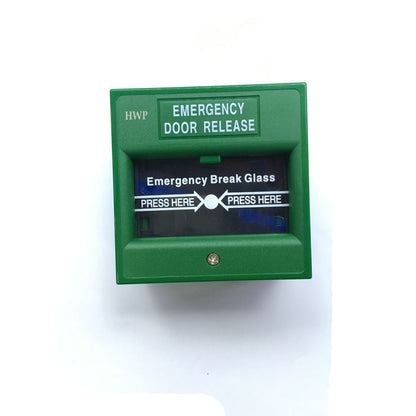 Wired Security Switch Break Glass For Fire Alarm Emergency Exit Release Button