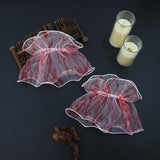 Gothic Bridal Hairpiece and Lace Bracelet Set