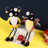 Flower and Butterfly Faceless Decorative Doll