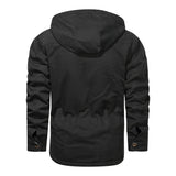 Men Cotton Jacket Winter Thick Warm Parkas Male Plus Velvet Casual Hooded Coat