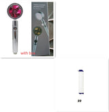 360° Rotating High-Pressure Shower Head