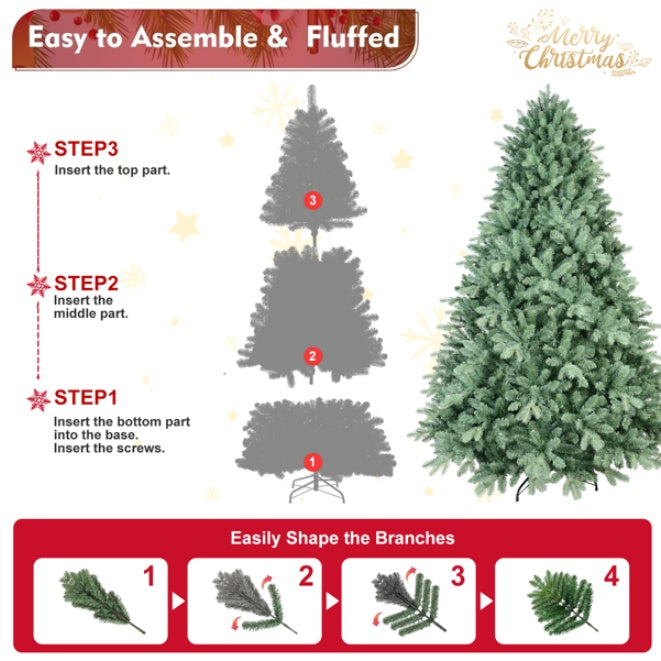 Artificial 5ft Blue Green Tint Christmas Tree