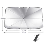 Foldable Umbrella-Style Car Windshield Sun Shade