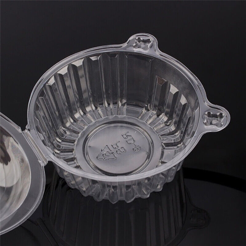 a clear plastic container with a lid