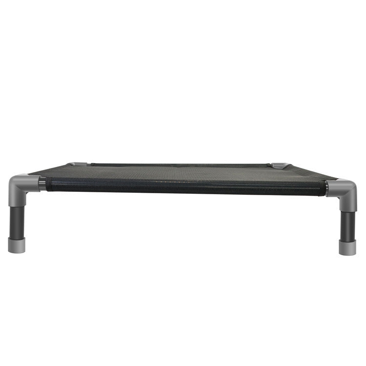 a black and grey metal table