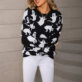 Women's Plus-Size Halloween Knit Sweater