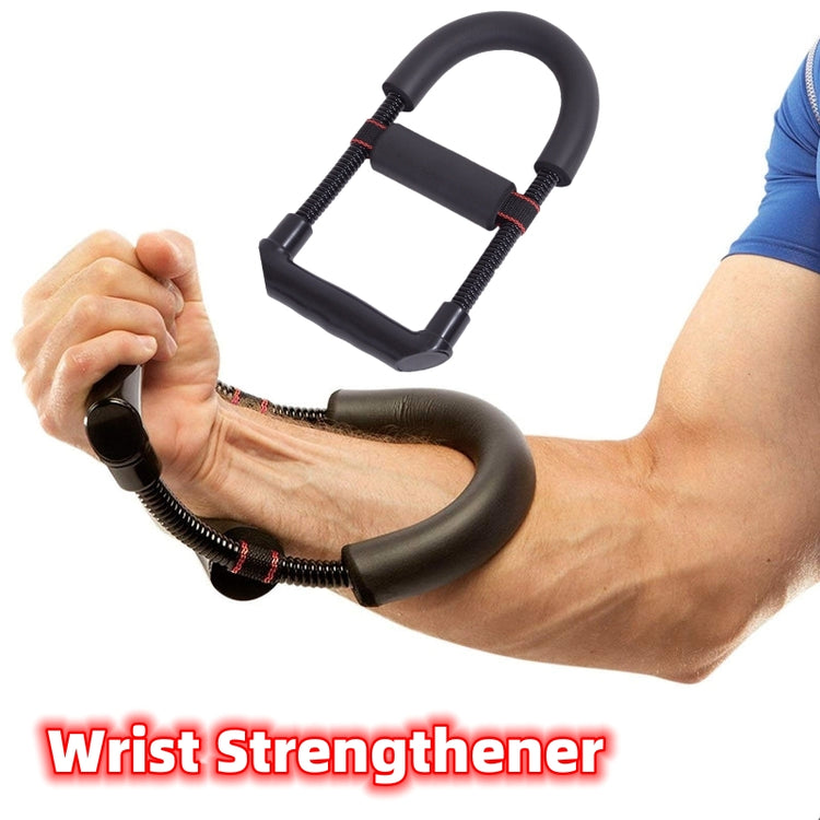 a person with a wrist expander
