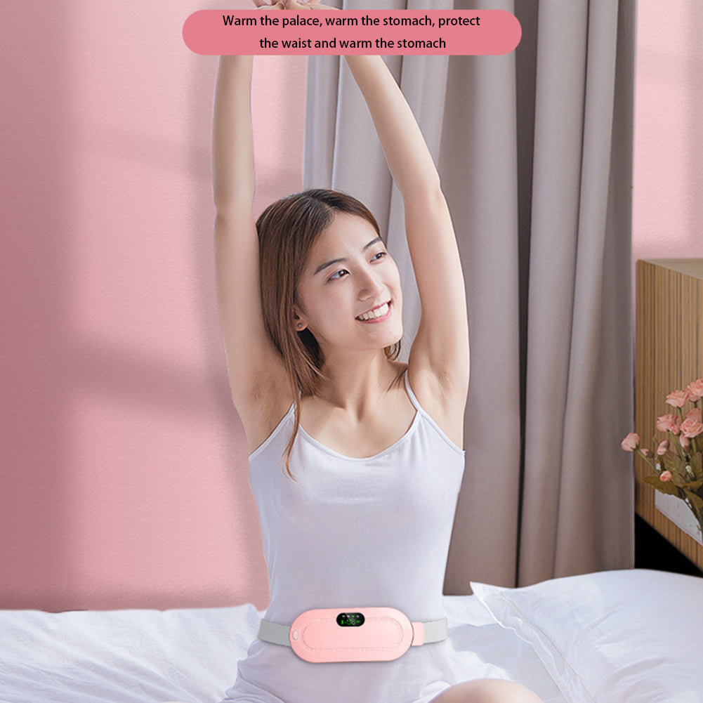 a woman stretching in bed