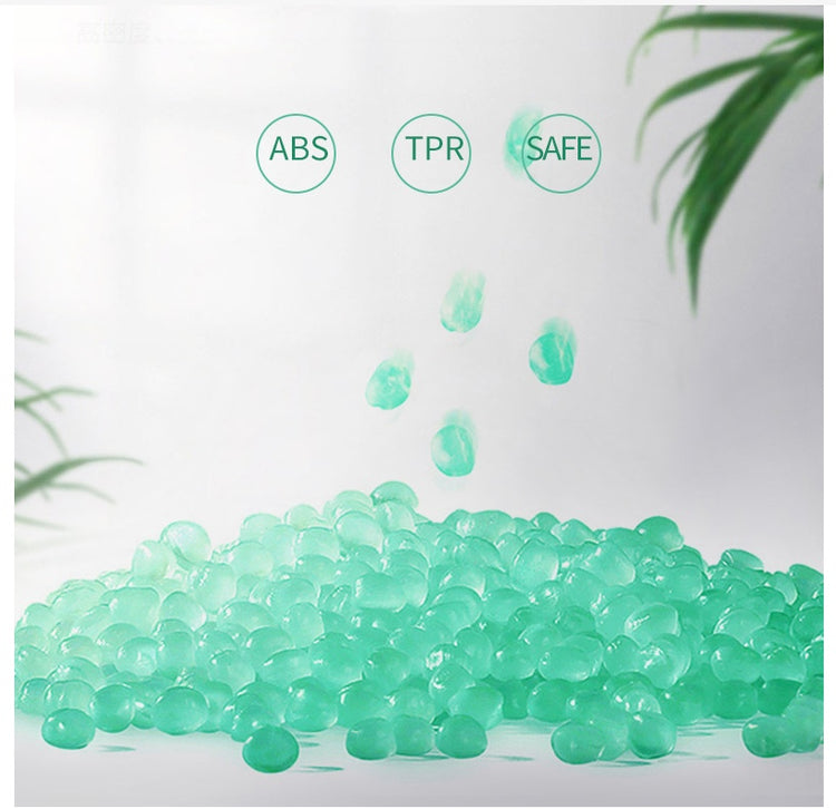 a pile of green pebbles