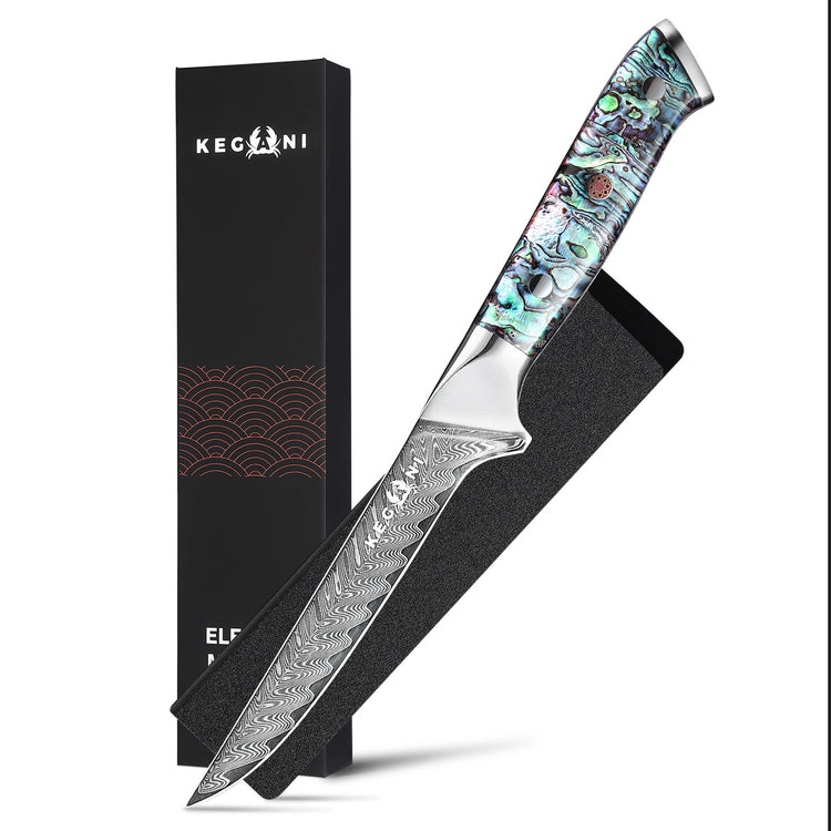 a knife with a black box