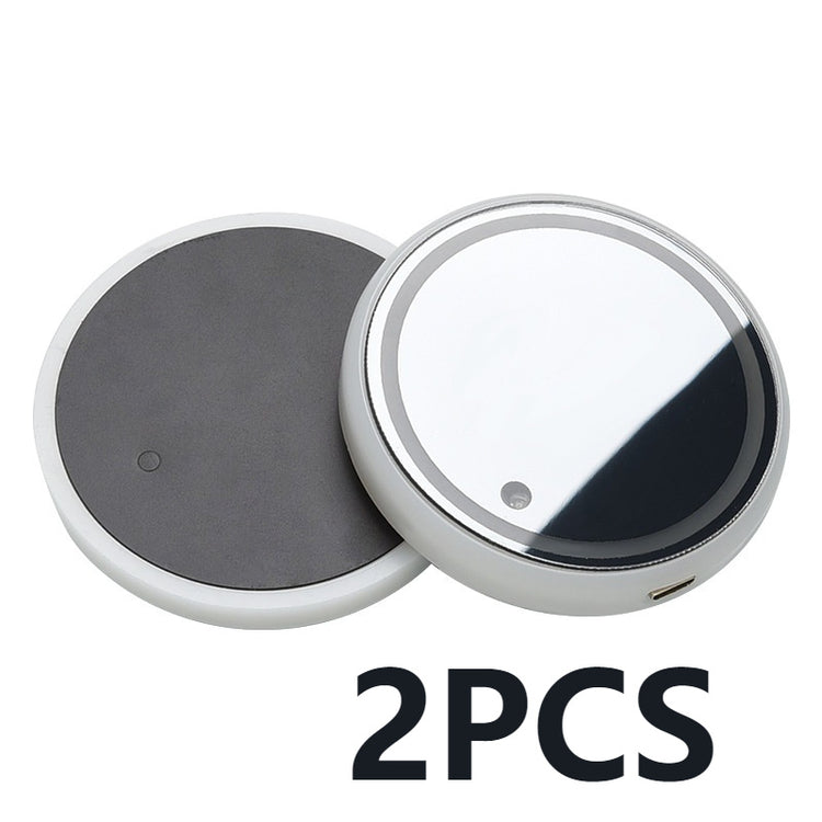 a round white circular object with a black circle
