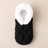 Unisex Plush Non-Slip Thermal Slipper Socks