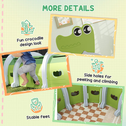 Crocodile Design Kids Play Tunnel for Kids to Crawl Through