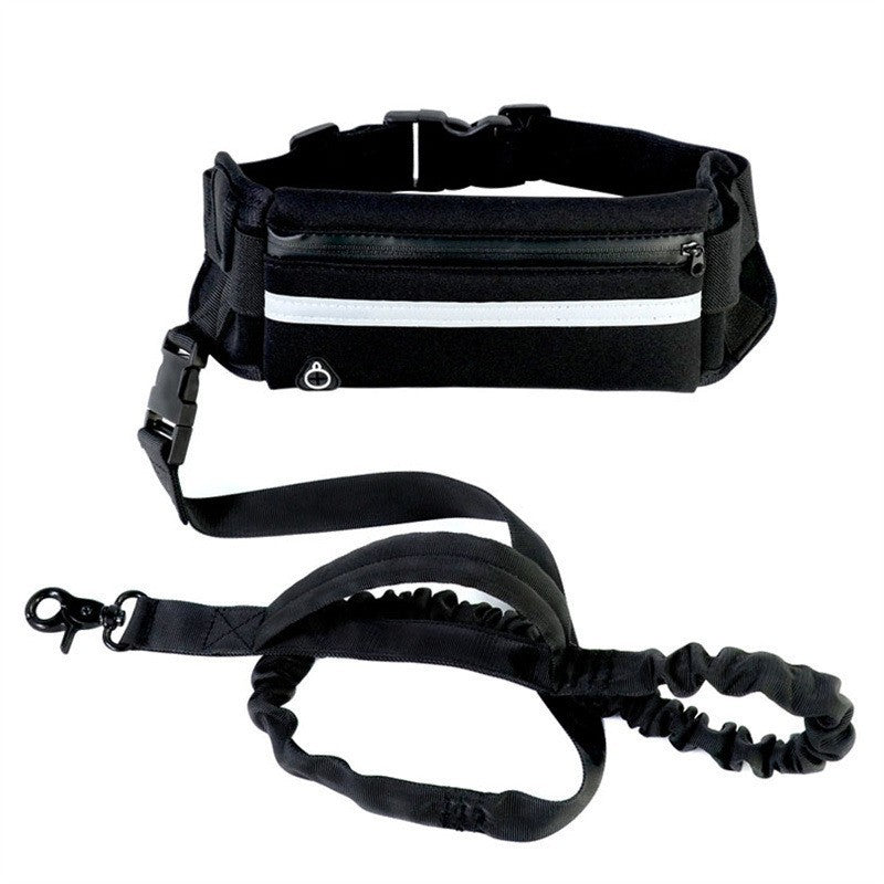 Collar Running Suit Reflective Waist Bag Cat And Dog Waist Bag Traction Rope