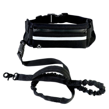 Collar Running Suit Reflective Waist Bag Cat And Dog Waist Bag Traction Rope