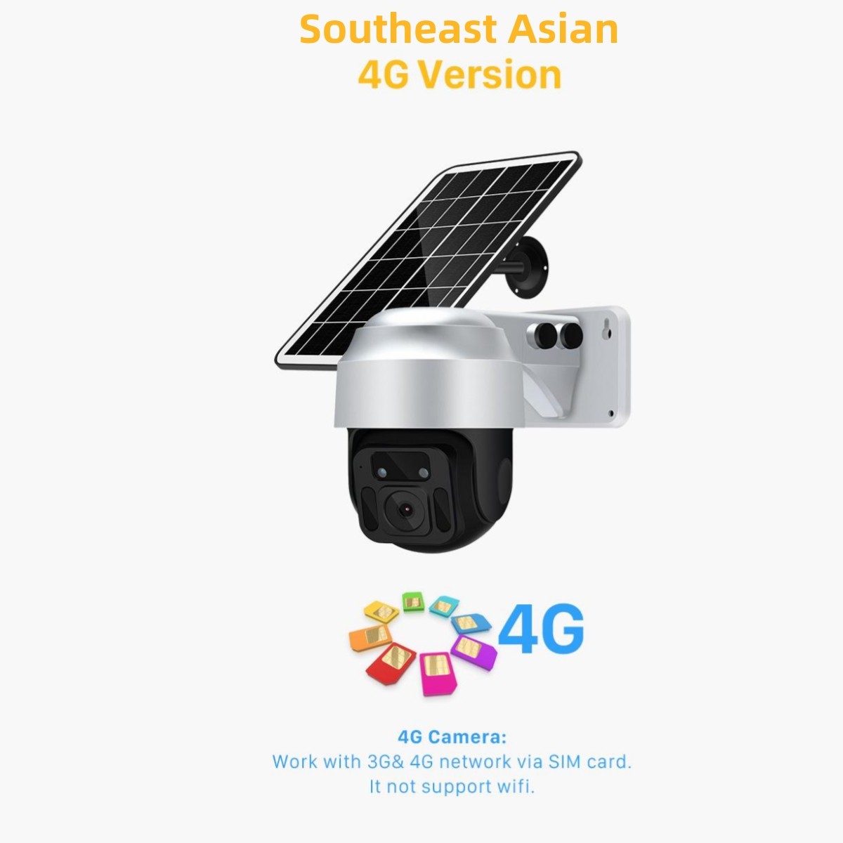 a solar panel on a camera