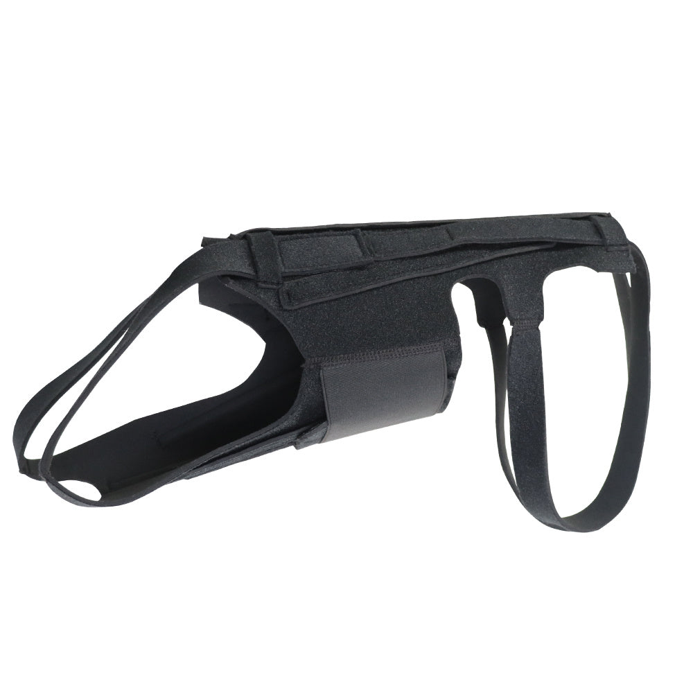 a black harness with straps