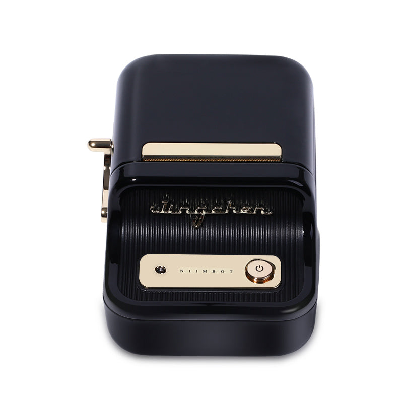 a black and gold electronic device