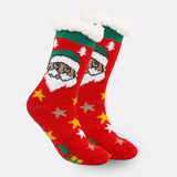 Women's Fleece-Lined Christmas Indoor Socks