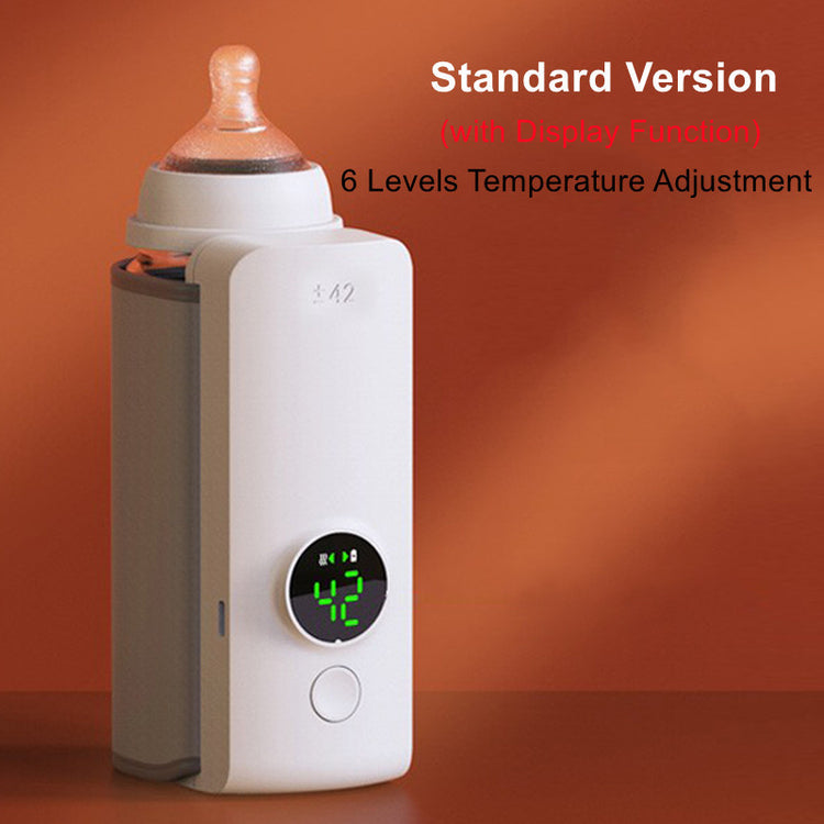 a baby bottle with a temperature gauge