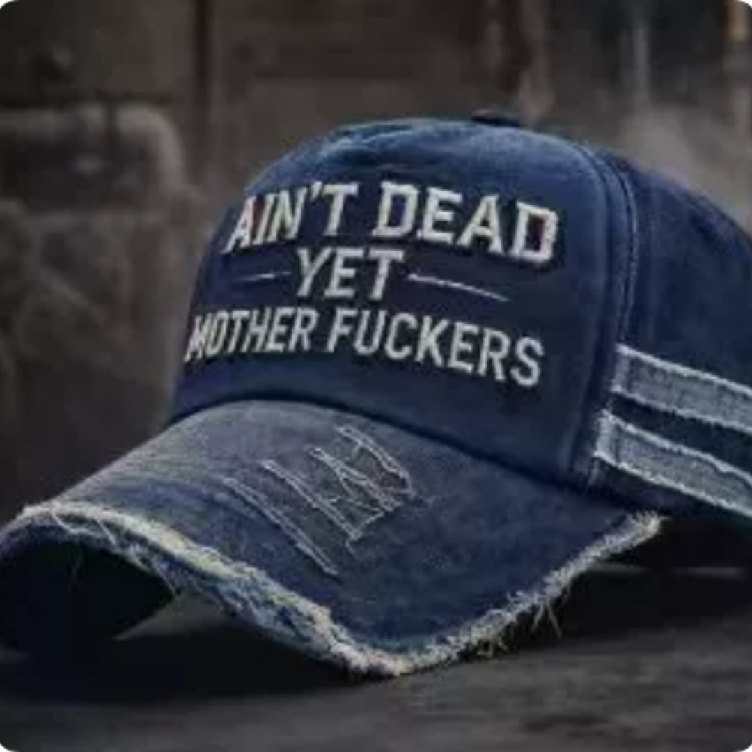 Creative And Versatile Text Printed Baseball Cap