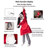 Hanging Red-Clothed Halloween Figure Decoration