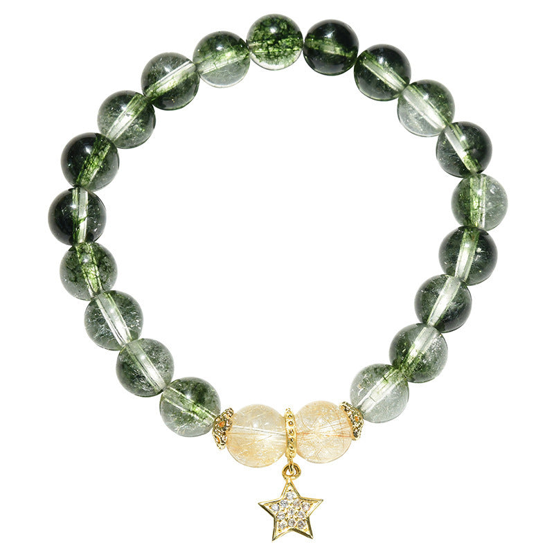 a bracelet with a star pendant
