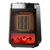 Portable 1500W PTC Heater with 3D Flame Effect