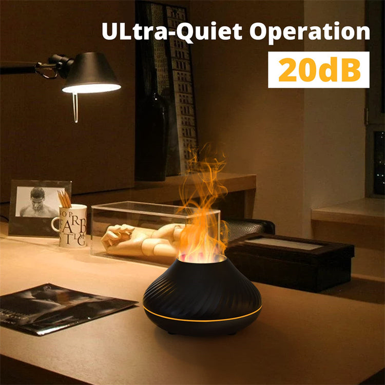 a black and orange burner on a desk