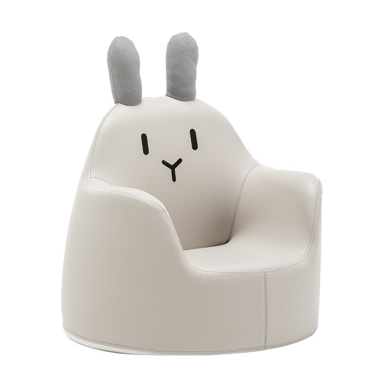 a white chair with a rabbit face