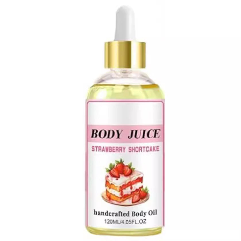 a bottle of body oil