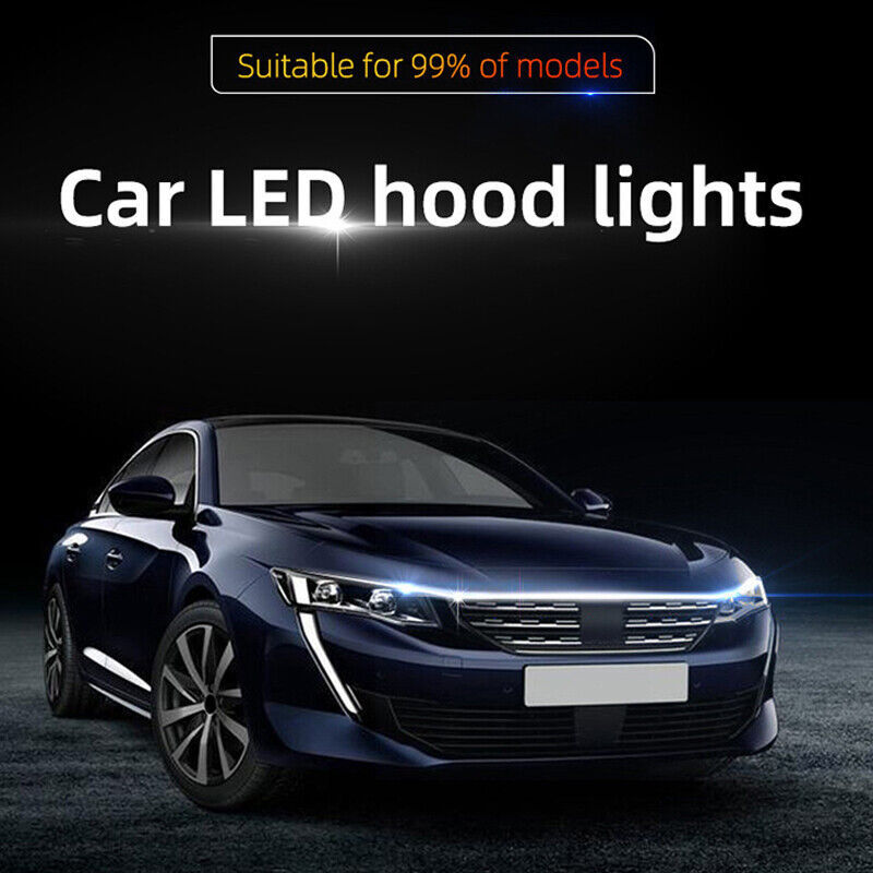 a car with lights on