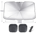 Foldable Umbrella-Style Car Windshield Sun Shade