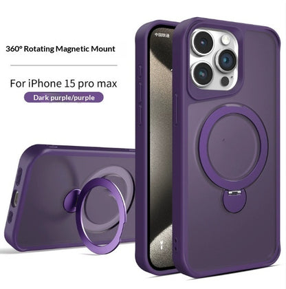 Magnetic Rotating Stand Phone Case Pivot Swivel Protective Cover