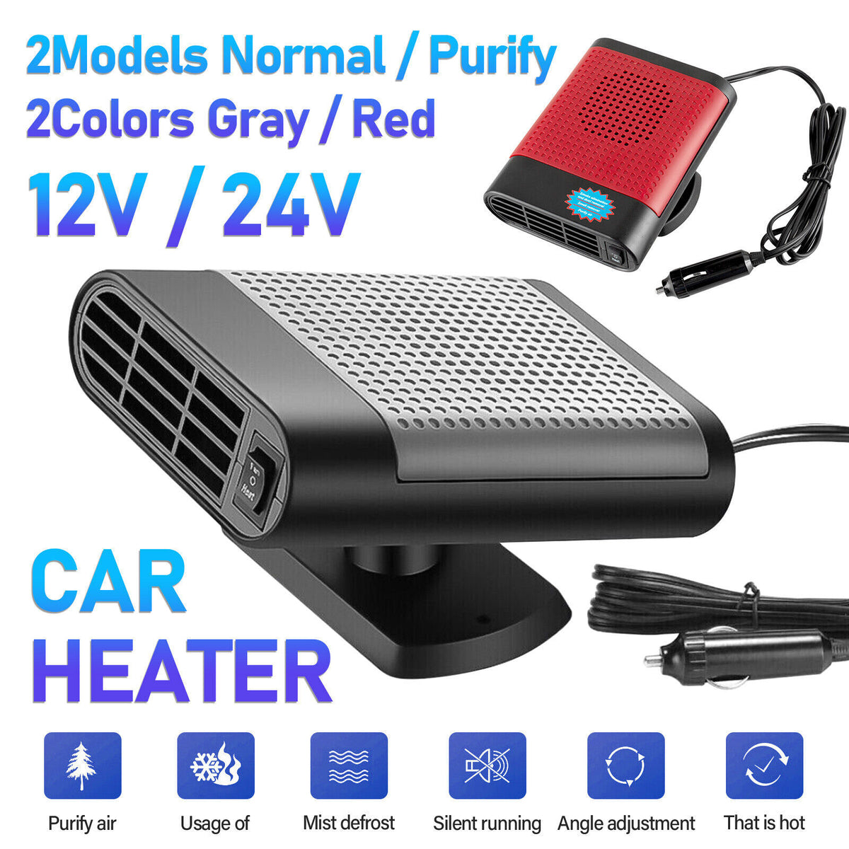 a black and red heater with wires